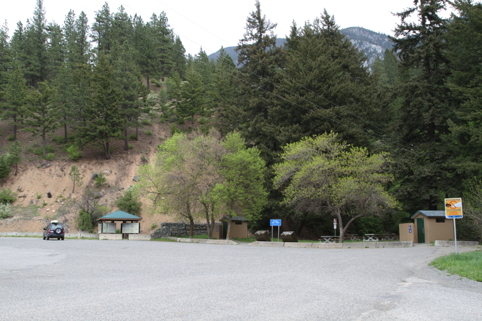 Skuppa Rest Area on Highway 1 in the Fraser Canyon