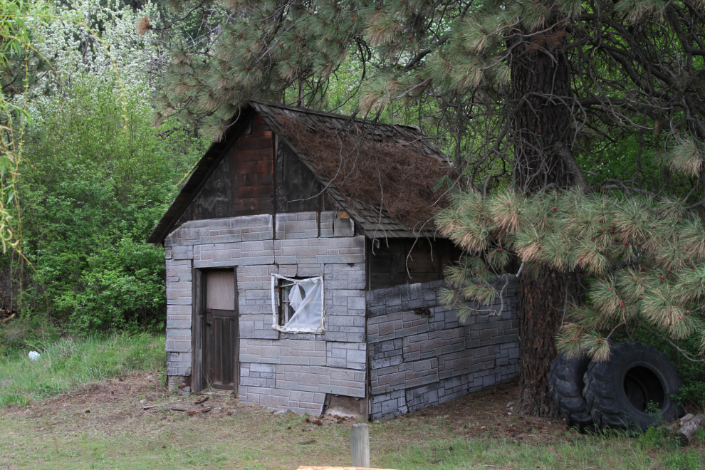 An old cabin in the Fraser Canyon