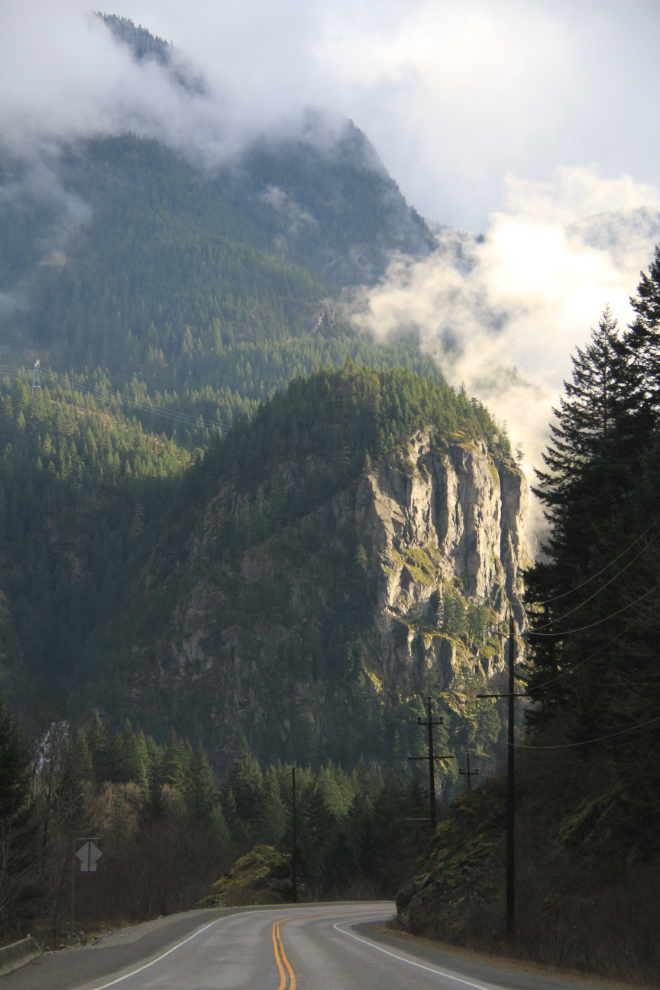 One of the stunning views south of Saddle Rock, Fraser Canyon, BC