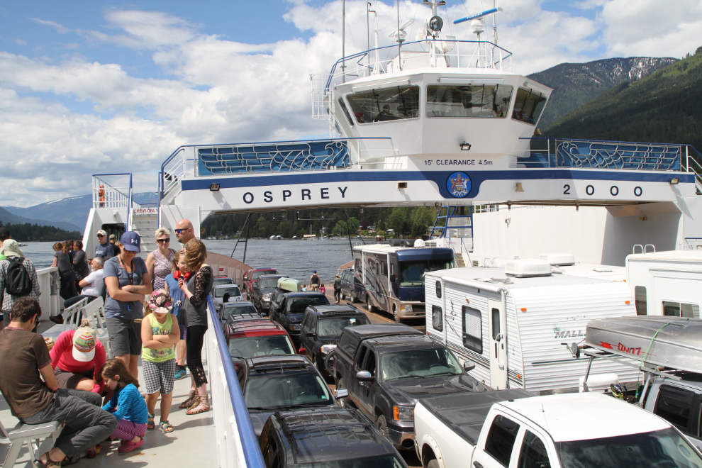 On the BC ferry M.V. Osprey 2000