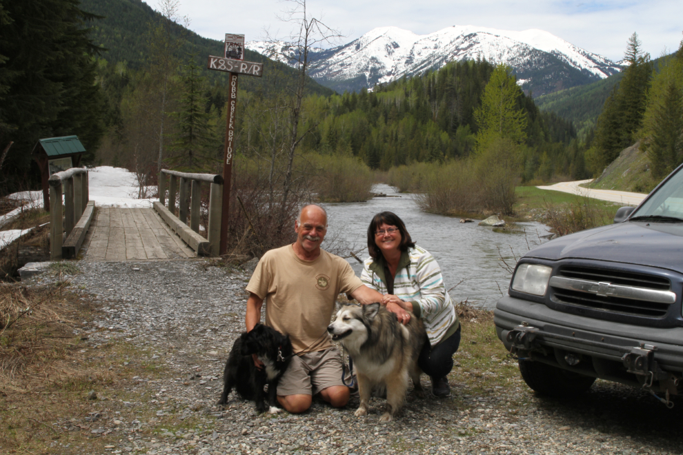 A family portrait near Kaslo, BC