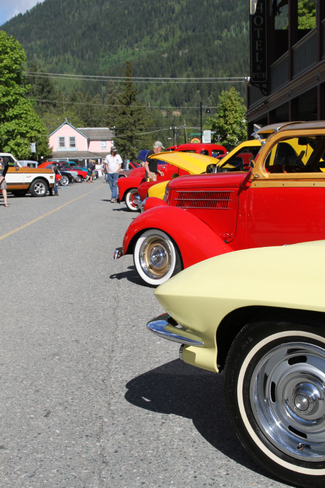 Car show in Kaslo, BC
