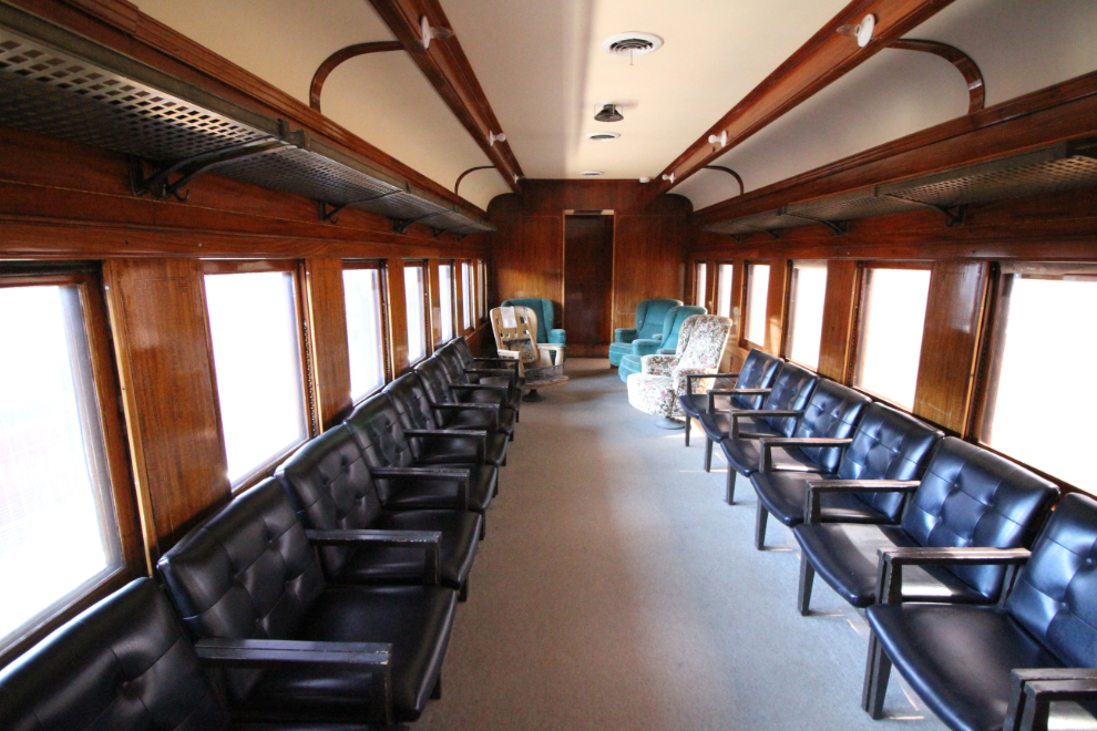 Observation car of the 1929 Trans Canada Limited train
