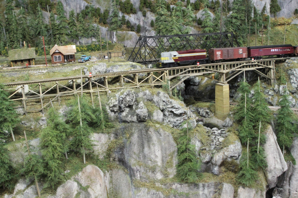 Model railway at the Canadian Museum of Rail Travel