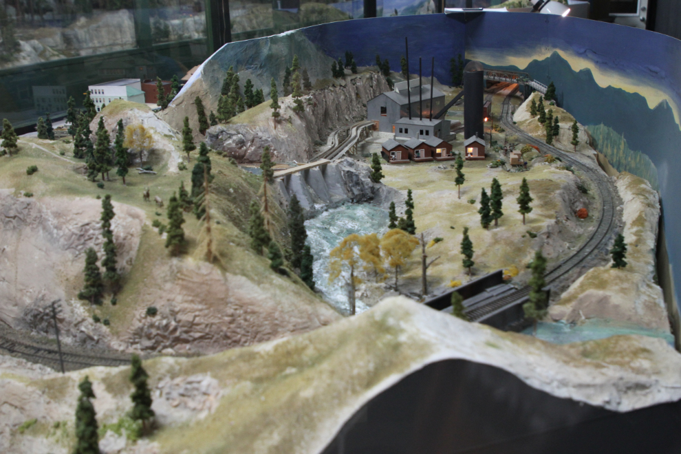Model railway at the Canadian Museum of Rail Travel