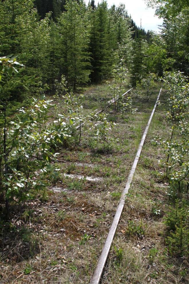 Rail lines at Nordegg, Alberta