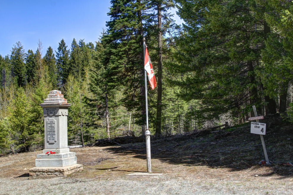 World War I cenotaph at Phoenix, BC