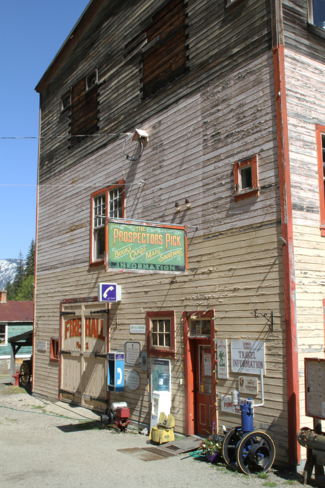 Prospector's Pick store in Sandon, BC