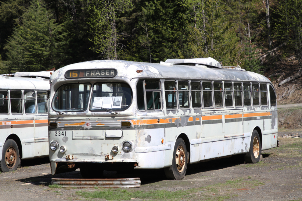 Brill trolley bus at Sandon, BC