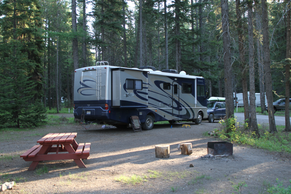 Mountain Shadows Campground in Sparwood