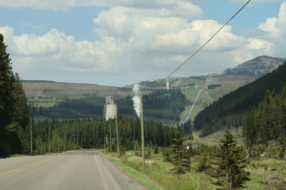 Coal mining near Elkford, BC