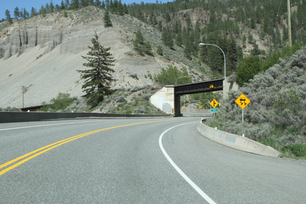 Trans Canada Highway in the Thompson River Canyon, BC