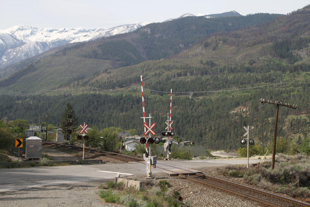 Entering Lytton, BC, from the north end of town.