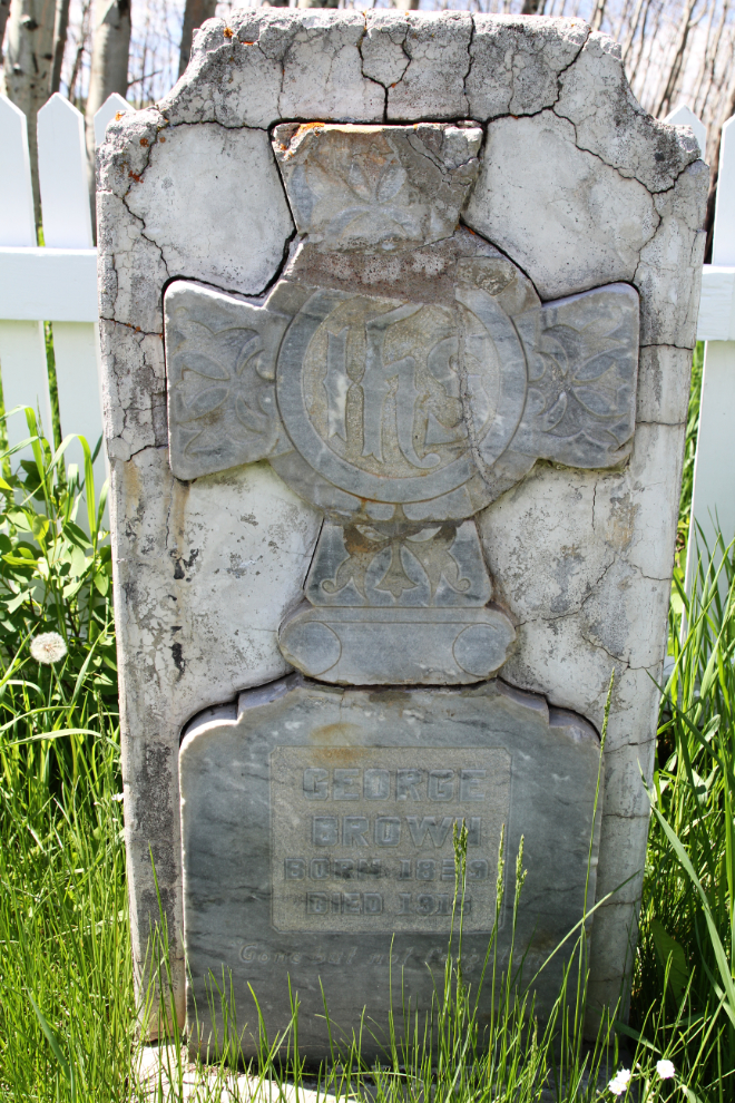 Grave of George 'Kootenai" Brown in Waterton Lakes National Park, Alberta