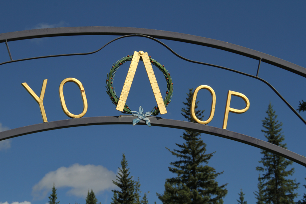 The YOOP Cemetery (Yukon Order of Pioneers) at Dawson City