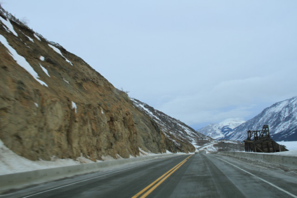 A warm January along the South Klondike Highway, Yukon