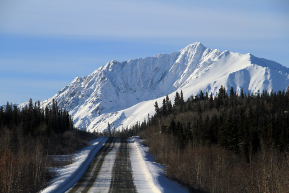 The South Klondike Highway in the winter