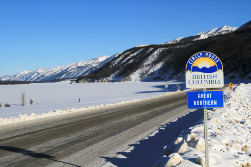 The Great Northern Circle Route at Muncho Lake, BC