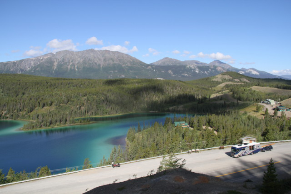 RV at Emerald Lake, Yukon