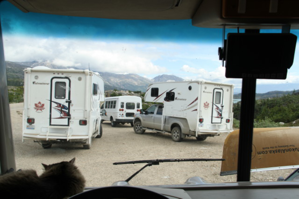 Camper-jam in the White Pass