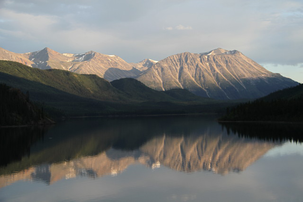 Along the South Klondike Highway at 9:40 pm