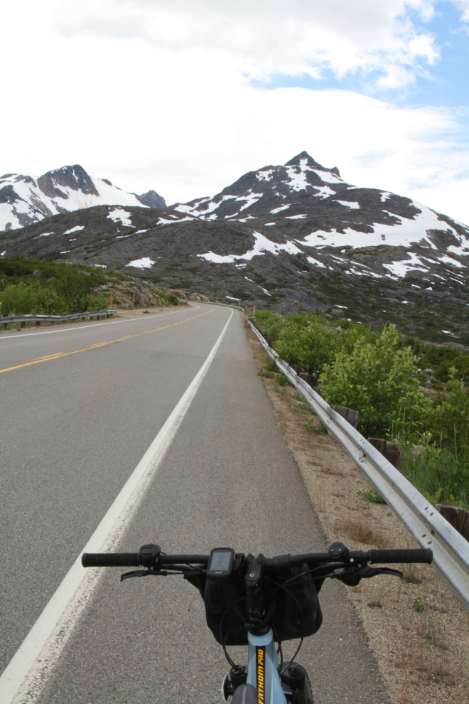 Riding my e-bike in the spectacular White Pass, BC