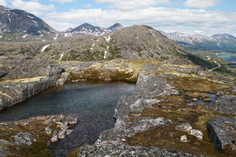 A granite swimming pool in the White Pass