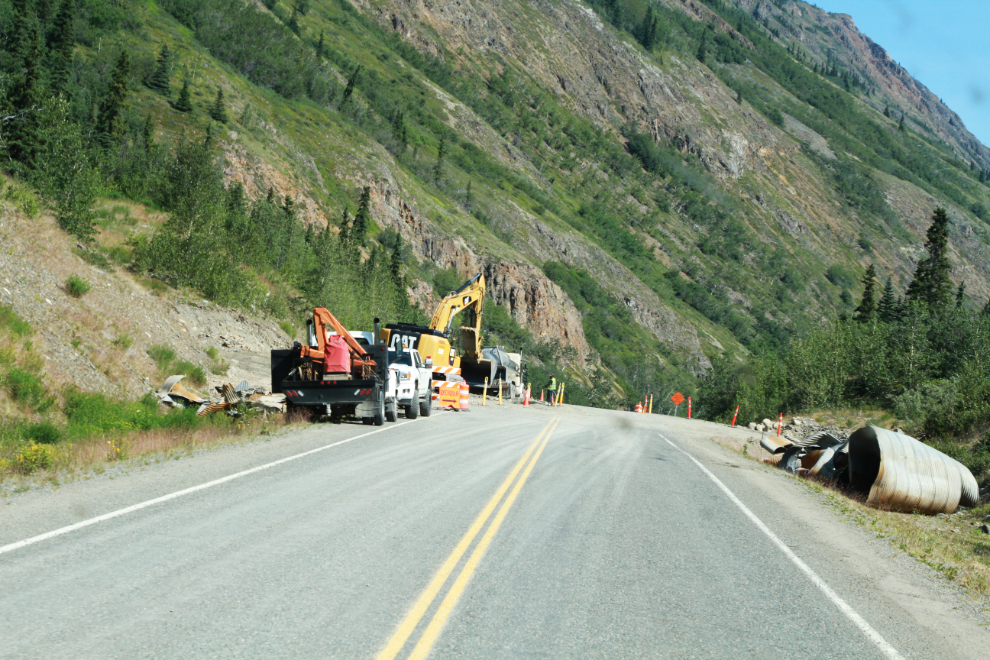 Replacing the Dail Creek culverts on the South Klondike Highway