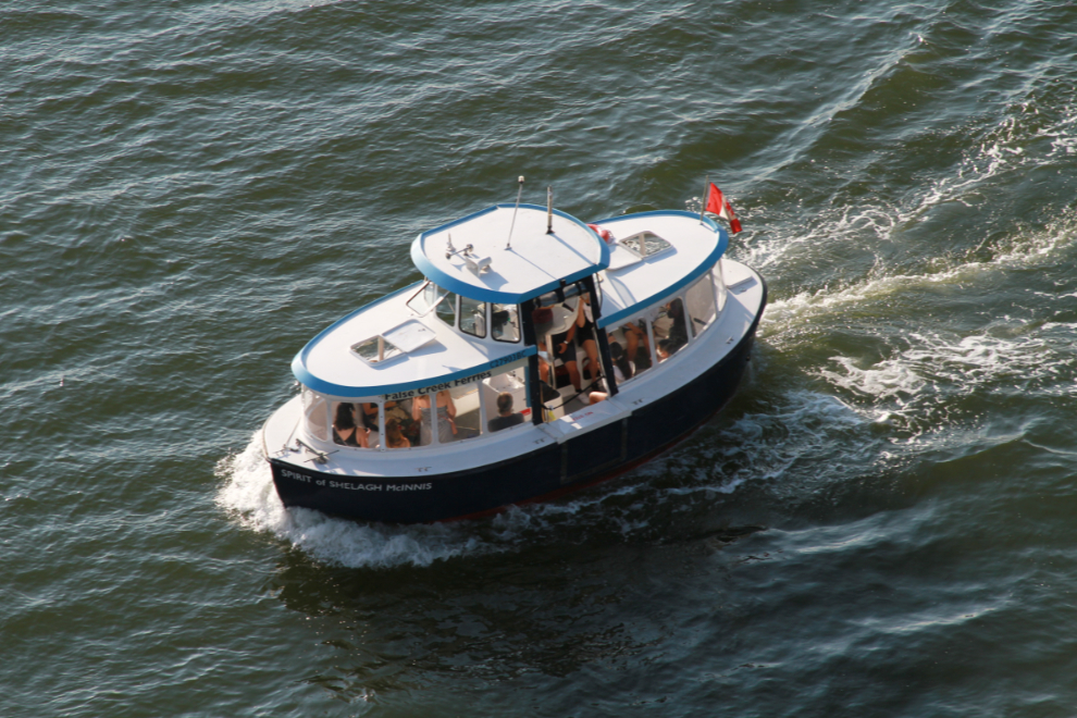A water taxi in Vancouver, BC