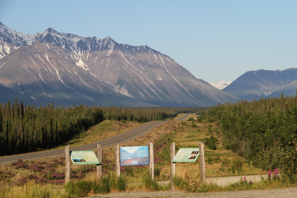 Kluane Range Rest Area along the Alaska Highway near Haines Junction
