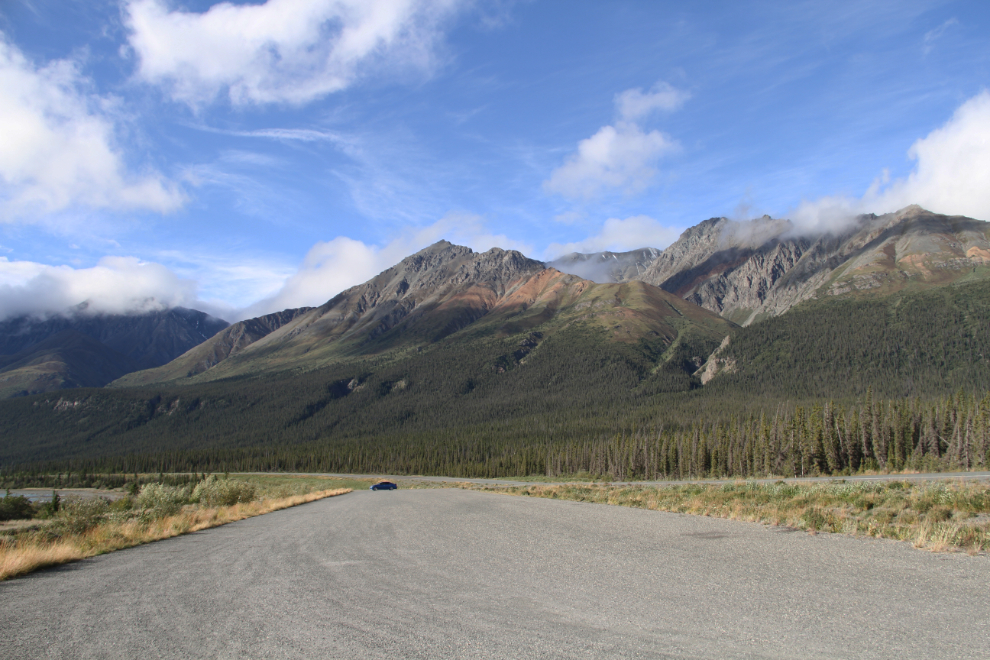 The Alaska Highway along Kluane Lake, Yukon