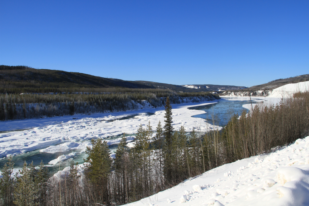 The Liard River at Cranberry Rapids.