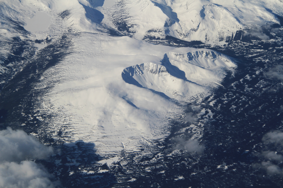 Aerial view of BC's Coast Mountains