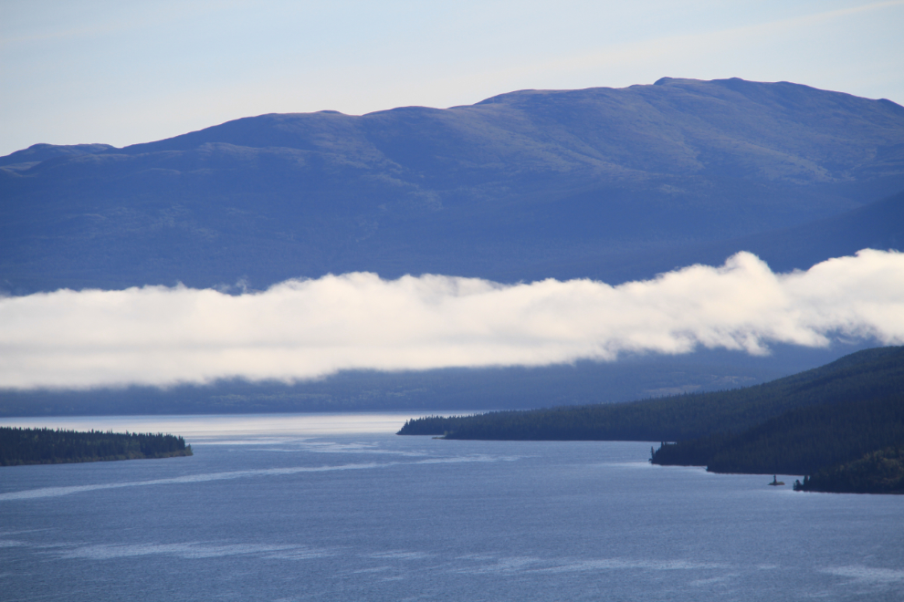 Mist over Tagish Lake, Yukon