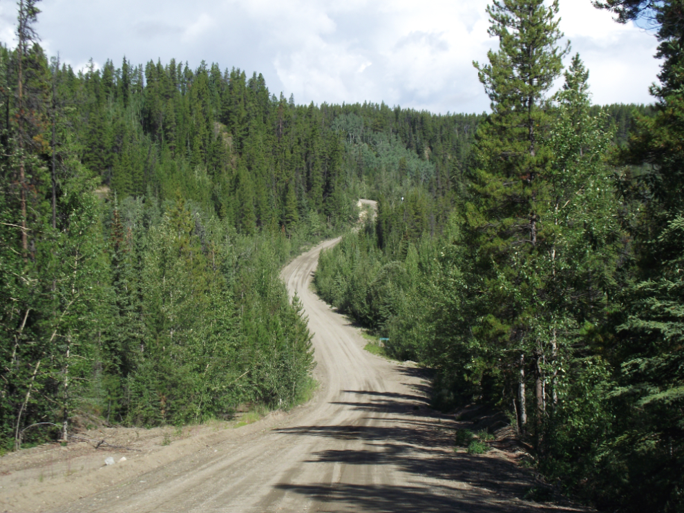 The South Canol Road, Yukon, at Coyote Creek