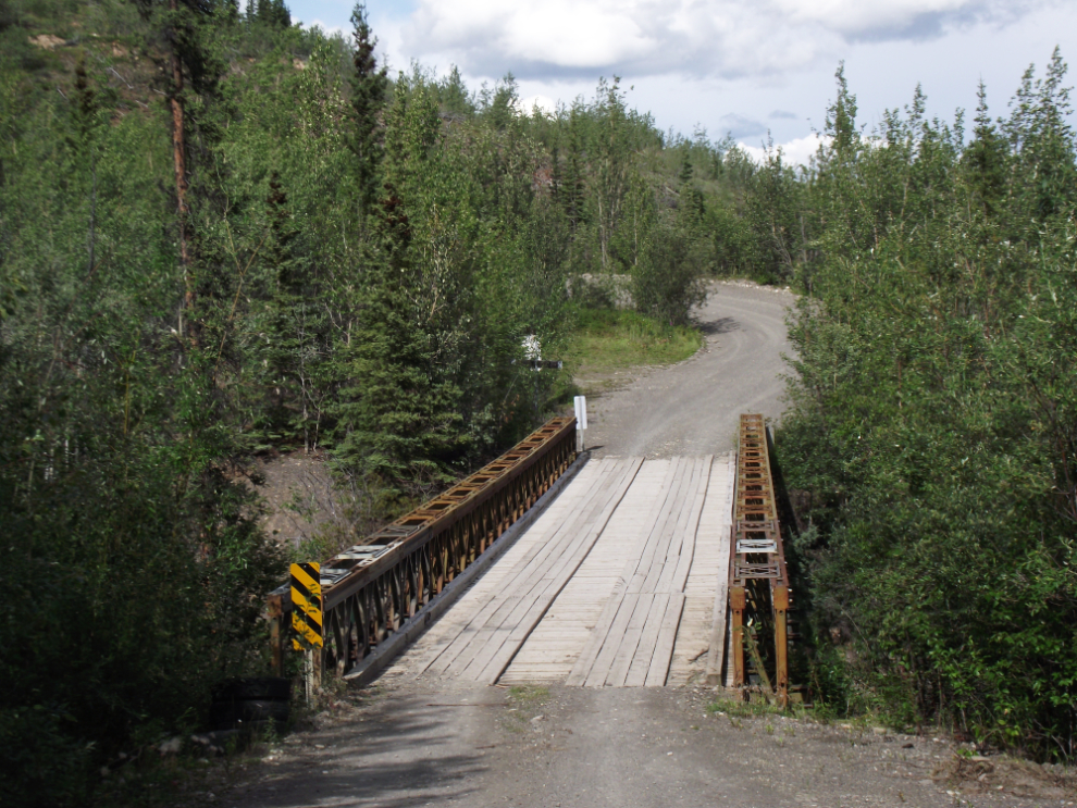 Lapie River bridge, South Canol Road, Yukon