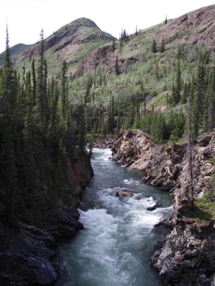 Lapie River Canyon, South Canol Road, Yukon