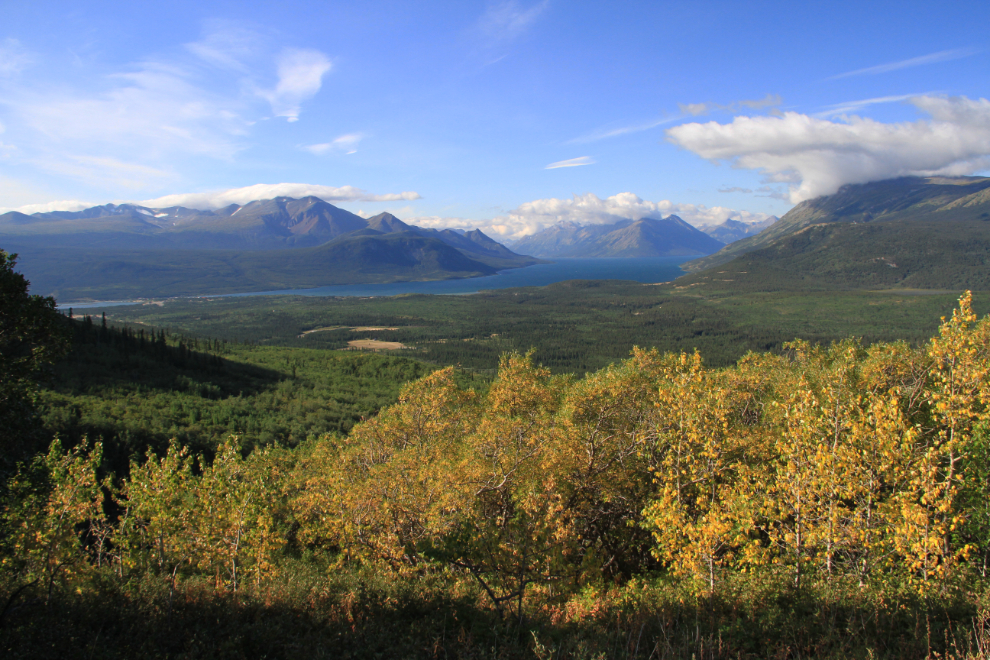 Lake Bennett from the Caribou Mountain trail, Yukon