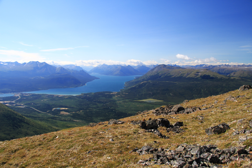 Lake Bennett from the Caribou Ridge trail, Yukon