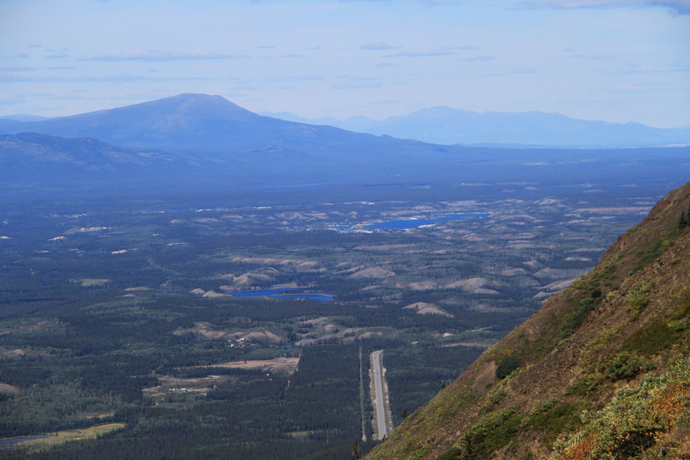 The view from the Caribou Mountain trail, Yukon