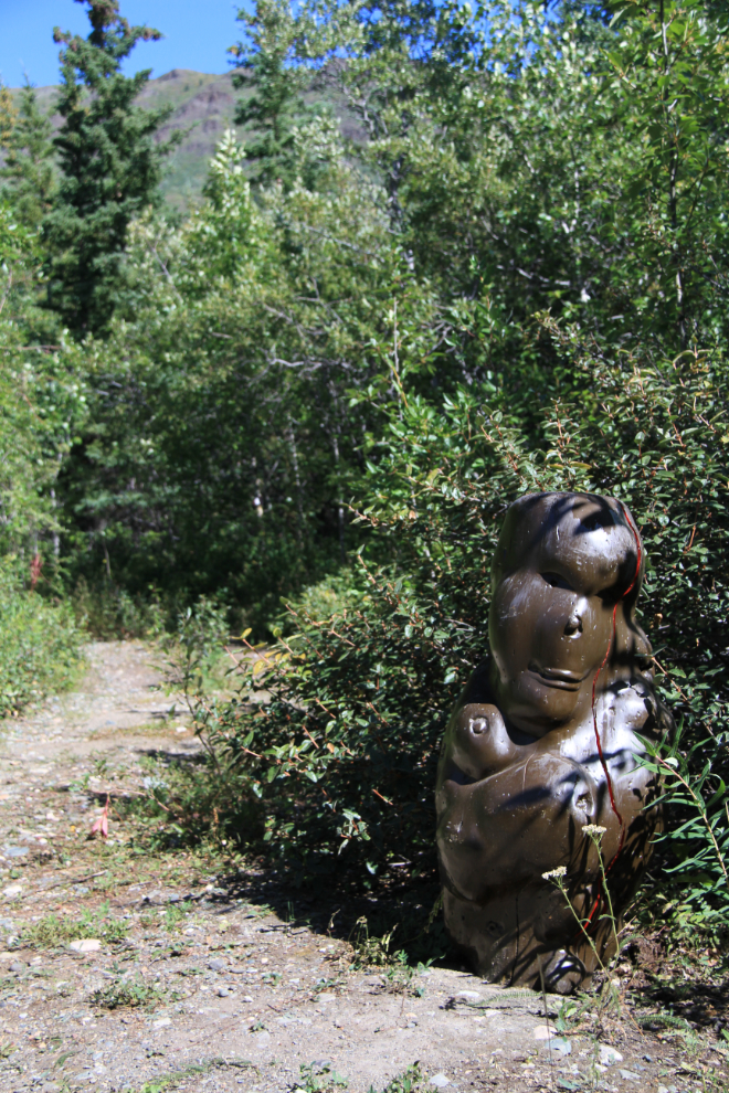 Start of the Caribou Mountain trail, Yukon