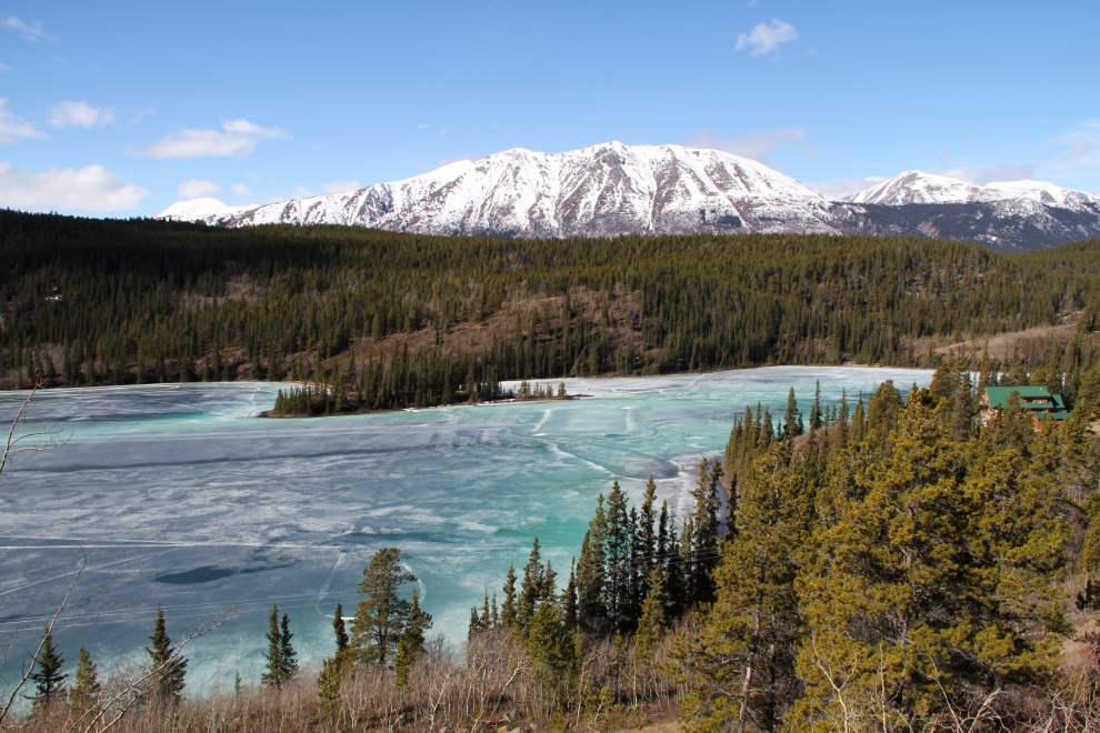 Frozen Emerald Lake, Yukon