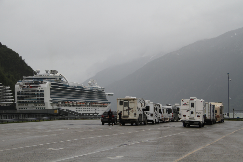 Different ways to see coastal Alaska - by cruise ship, and with a rented RV on the State ferry.