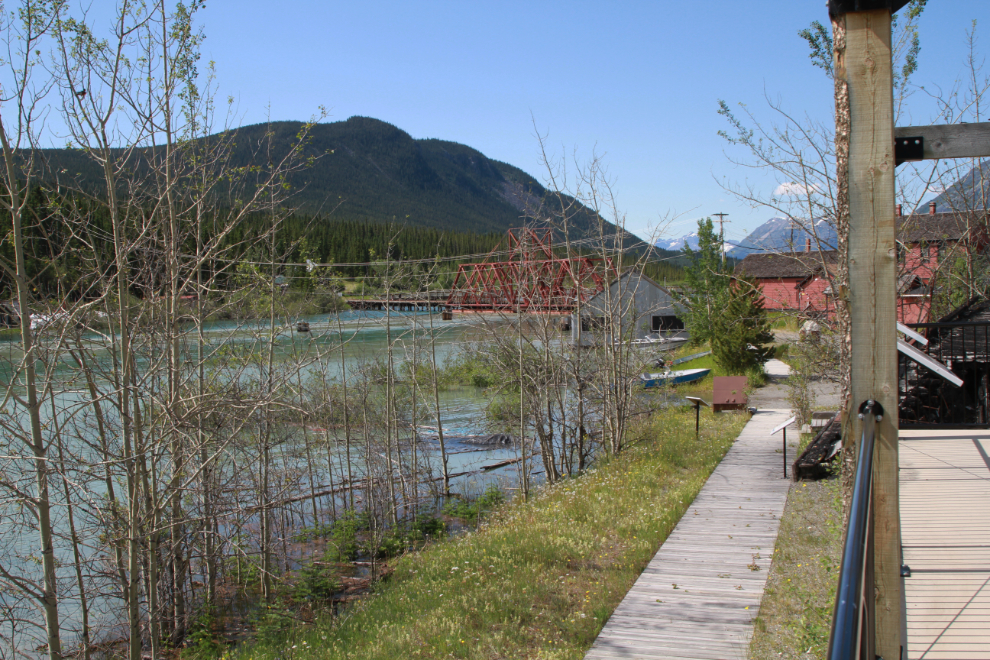 View from the Tutshi sternwheeler memorial at Carcross, Yukon