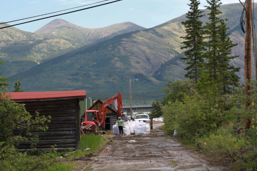 Dyke-building at Carcross.