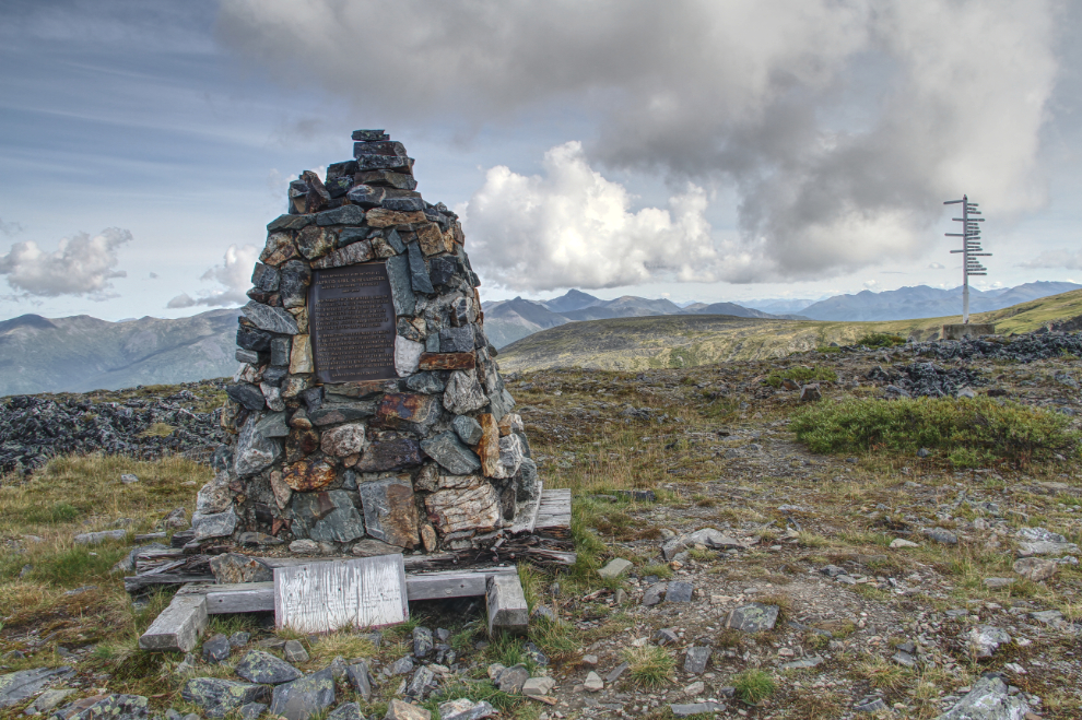 Cairn dedicated to geologist and mining engineer Alfred Kirk Schellinger