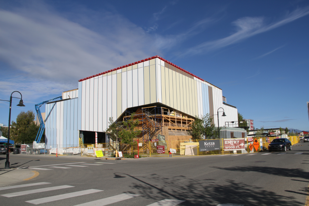 The new MacBride Museum under construction in Whitehorse, Yukon