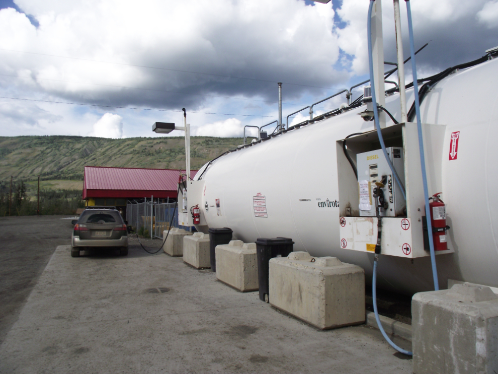 Fuel at Ross River, Yukon