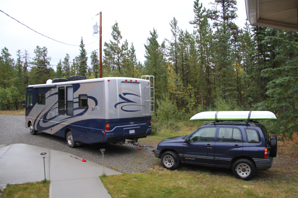 RV and toad ready for the next Yukon/BC trip