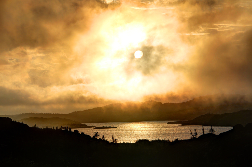 Spectacular sunrise in the White Pass